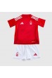 Nottingham Forest Chris Wood #11 Jalkapallovaatteet Lasten Kotipeliasu 2024-25 Lyhythihainen (+ Lyhyet housut)